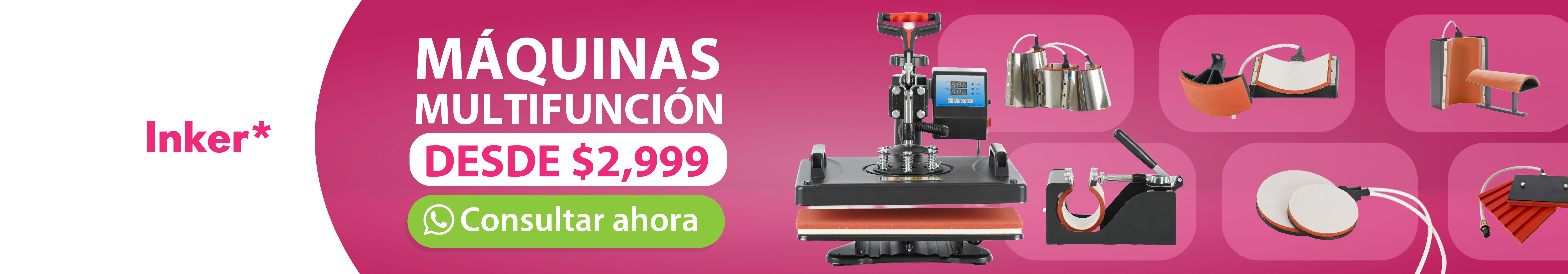 Máquinas multifunción Inker desde $2,999