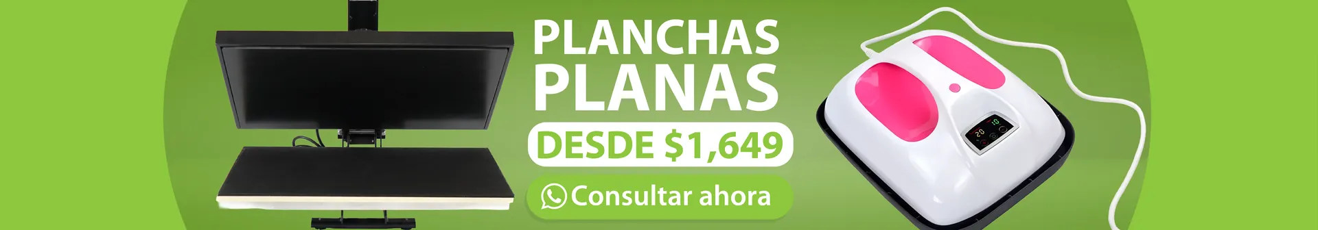 Planchas planas de sublimación desde $1,649