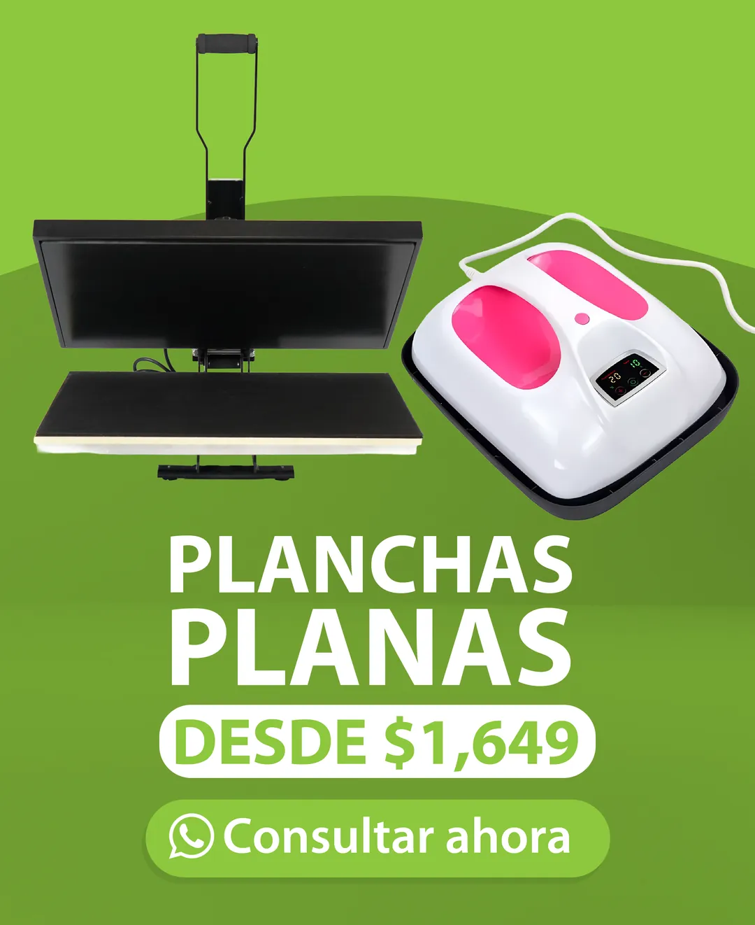 Planchas planas de sublimación desde $1,649